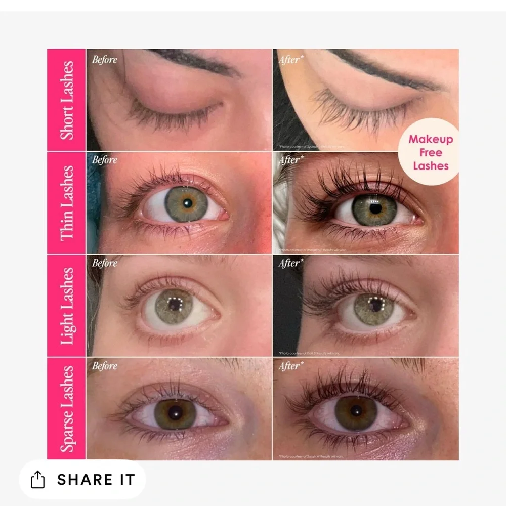 GRANDE COSMETICS Lash-MD & Brow Serum 2p Set Travel Size 0.02/0.03oz ea NIB $40